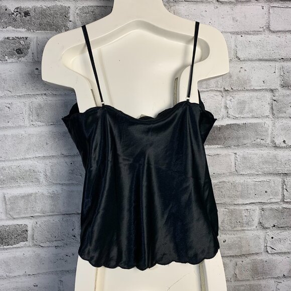 Vintage 90s Vanity Fair Silky Satin Cami Shorts Lingerie Sleepwear Loungewear - Picture 4 of 16